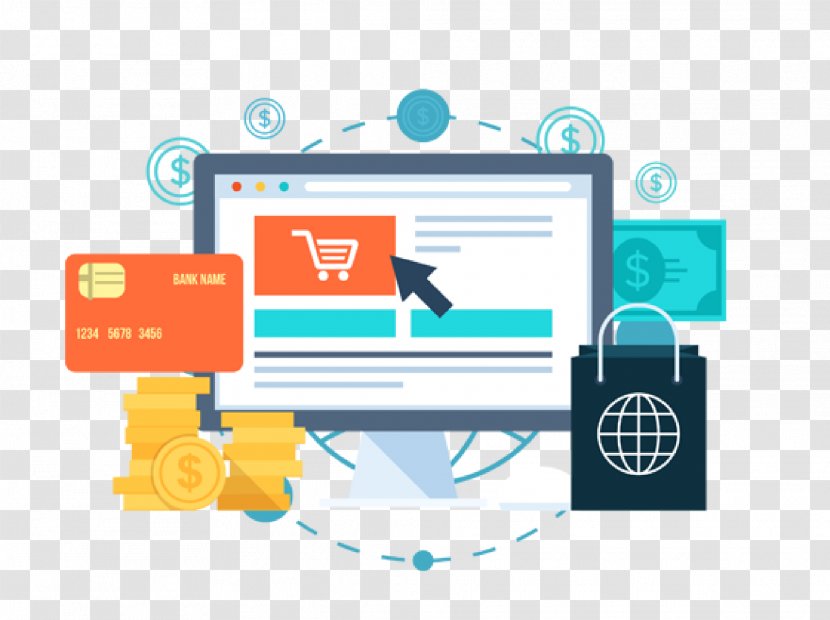 Web Development E-commerce Shopping Cart Software Business Retail - Trade - Design Transparent PNG