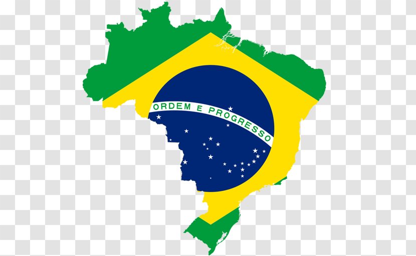 Flag Of Brazil Map National - Geography Transparent PNG