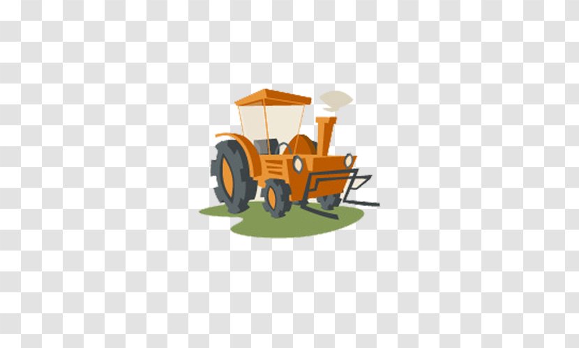 Tractor Sticker Agriculture Farm - Arable Land - Flat Transparent PNG