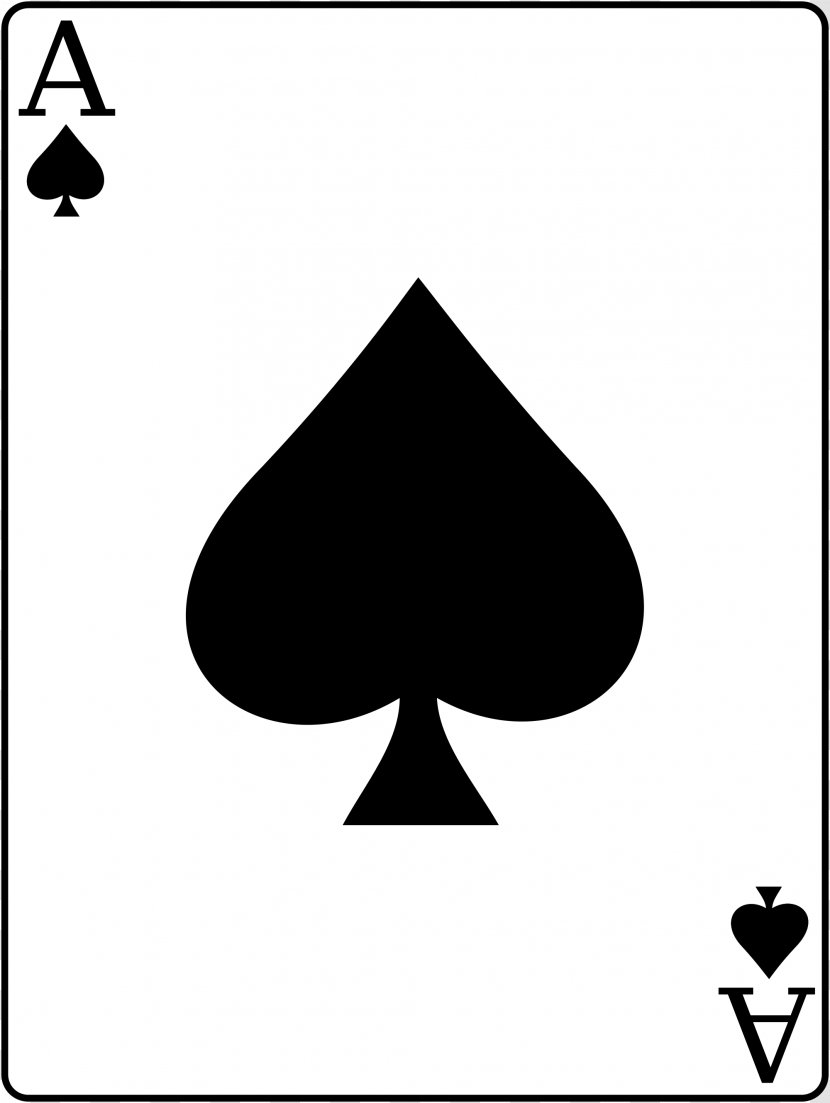 War Ace Of Spades Playing Card - Nose Transparent PNG