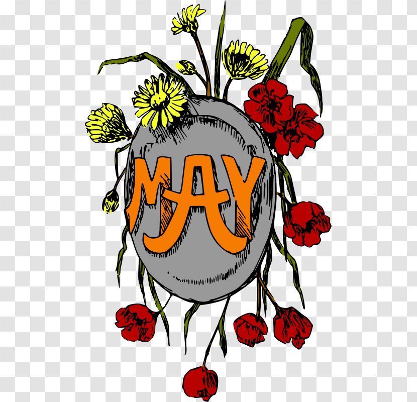 May Calendar Clip Art - Plant - Month Transparent PNG