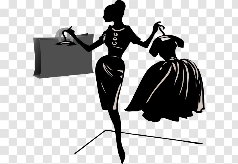 Shopping Woman Stock Photography Clip Art - Silhouette - Shop Cliparts Transparent PNG