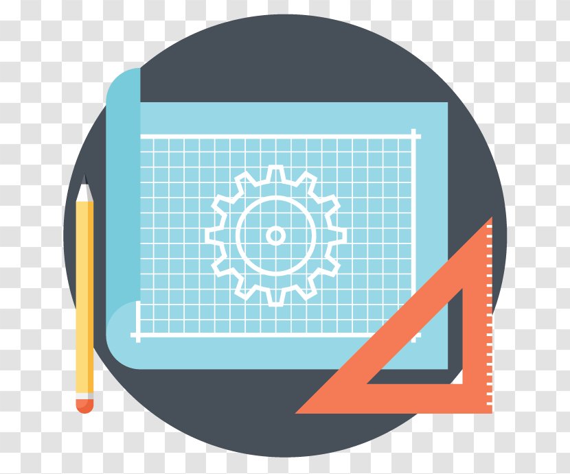Blueprint Icon Design Technical Drawing Transparent PNG