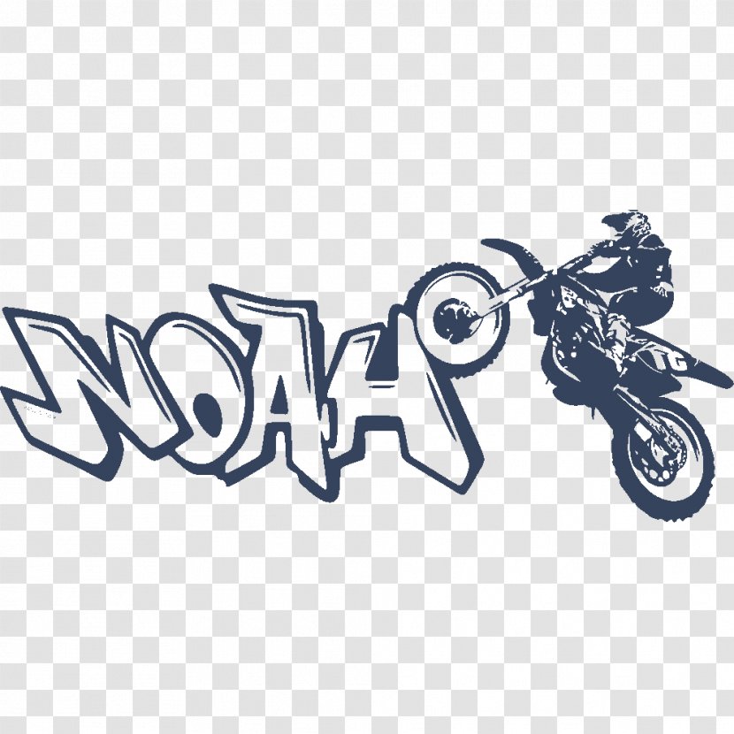 Motorcycle Motocross Graffiti Sticker Wall Decal - Vehicle - Moto Cross Transparent PNG
