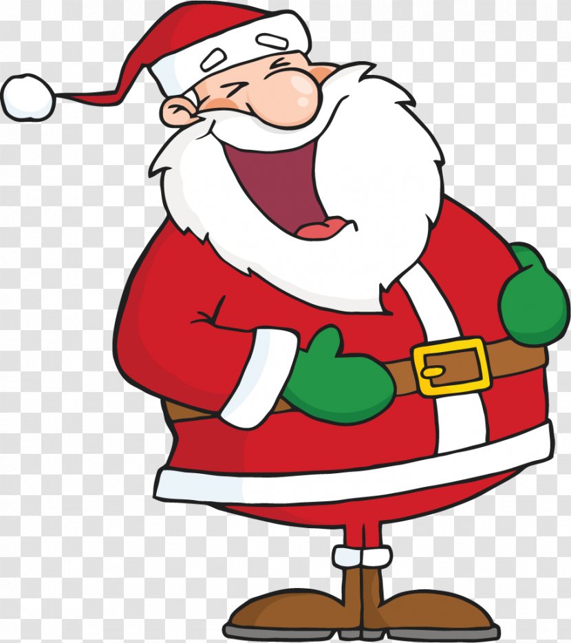 Santa Claus Laughter Royalty-free Clip Art - Laugh Transparent PNG