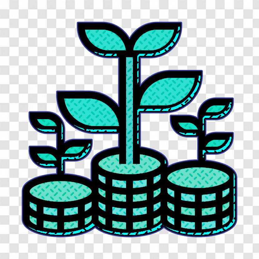 Growth Icon Saving And Investment Icon Coin Icon Transparent PNG