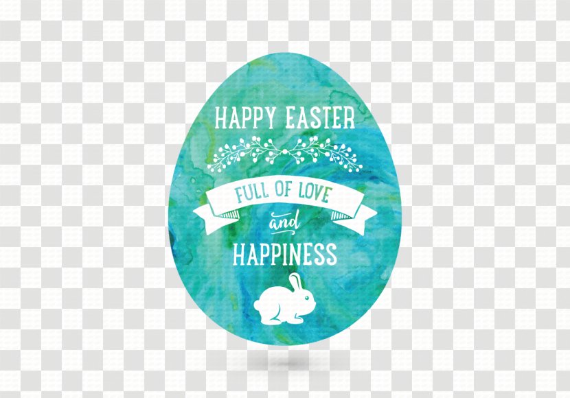 Easter Bunny Egg Illustration - Logo - Vector Water Transparent PNG