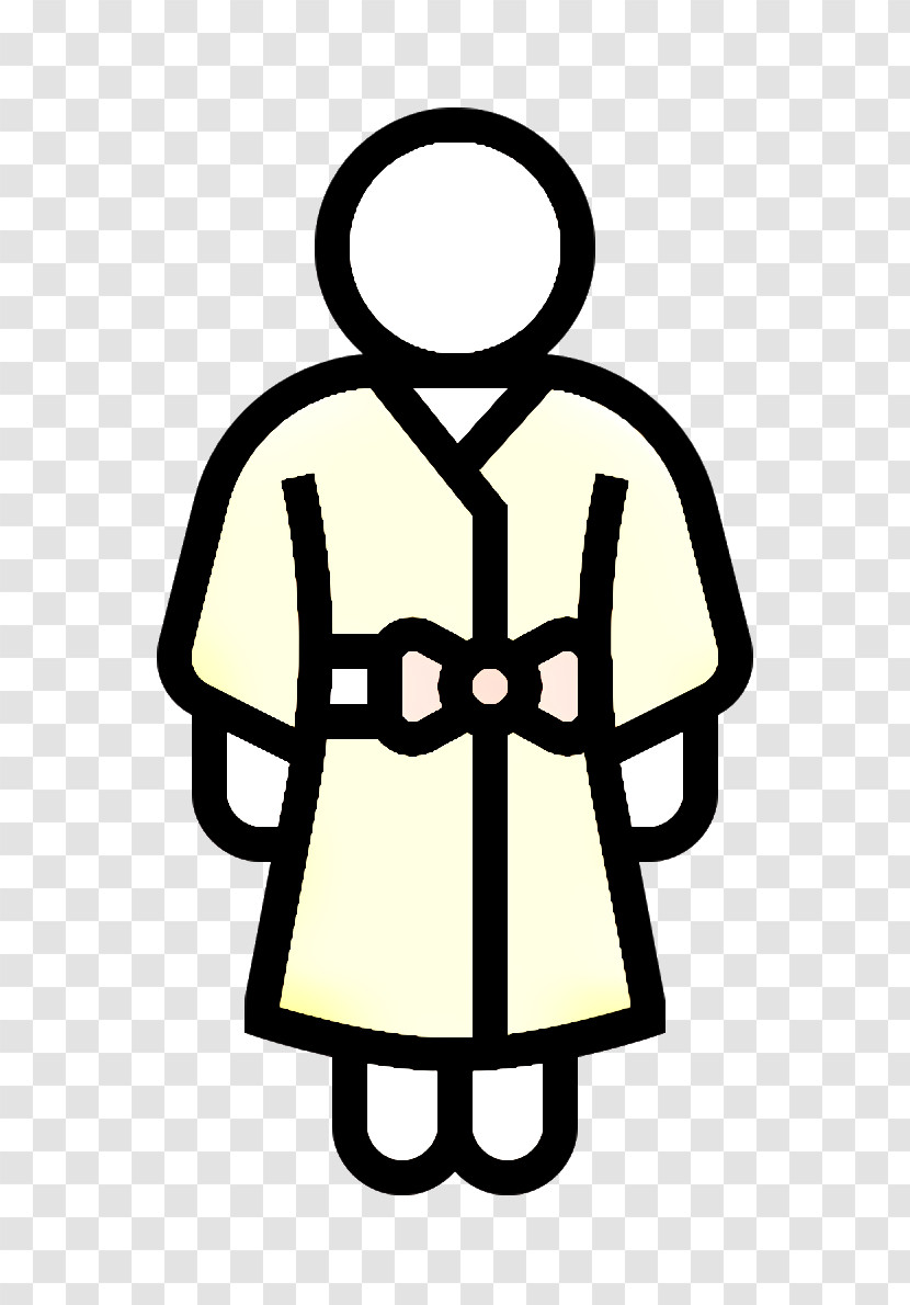 Spa Icon Hotel Services Icon Bathrobe Icon Transparent PNG