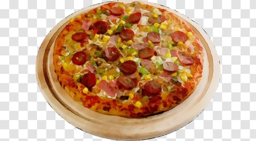 Junk Food Cartoon - Menu - Meat Flatbread Transparent PNG