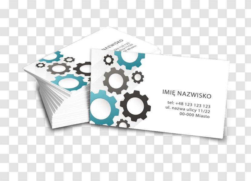 Business Cards Brand - Text - Tecnic Transparent PNG