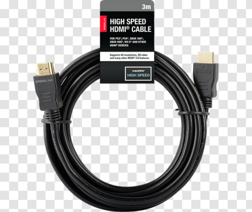 PlayStation 3 4 HDMI Speedlink Electrical Cable - Video Game Consoles - Sony Laptop Power Cord Replacement Transparent PNG