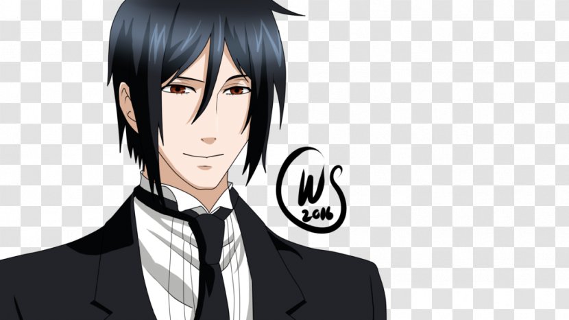 Sebastian Michaelis Drawing Fan Art Black Butler - Silhouette Transparent PNG