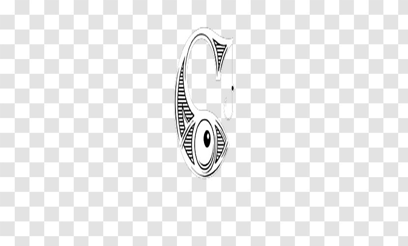 Eye Letter Logo White - Silver - G Transparent PNG