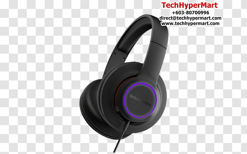 Headphones SteelSeries Siberia 150 Product Design Audio - Cartoon - Orange Gaming Headset With Mic Transparent PNG