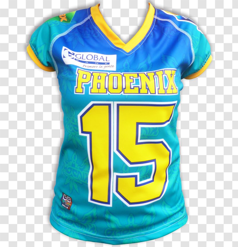 Sports Fan Jersey T-shirt Cheerleading Uniforms Outerwear Sleeve - Blue Transparent PNG