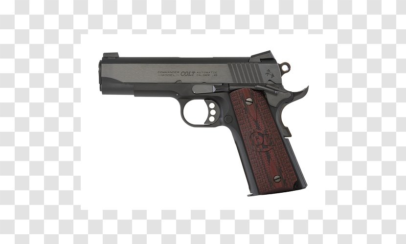 M1911 Pistol Colt's Manufacturing Company Colt Commander .45 ACP Automatic - 919mm Parabellum - Handgun Transparent PNG