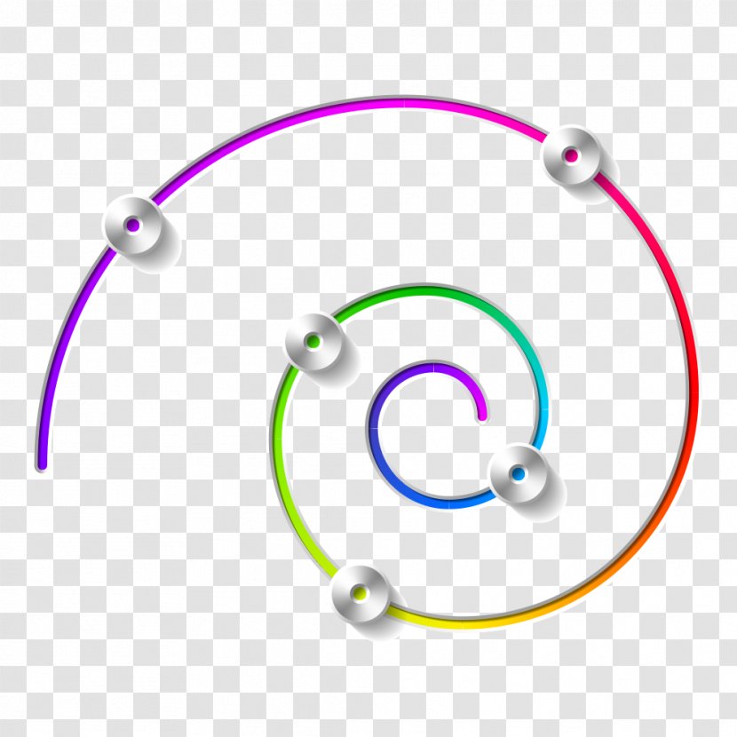 Diagram Infographic Spiral Chart - Line Transparent PNG