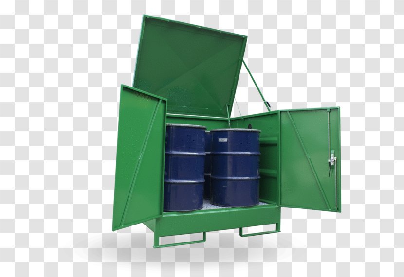 Bunding Spill Pallet Plastic Steel - Green - Shelf Drum Transparent PNG