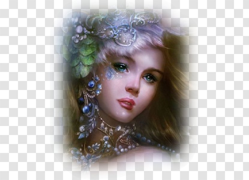 Mermaid Fairy Desktop Wallpaper Legendary Creature Nymph - Widescreen - Masked Woman Transparent PNG
