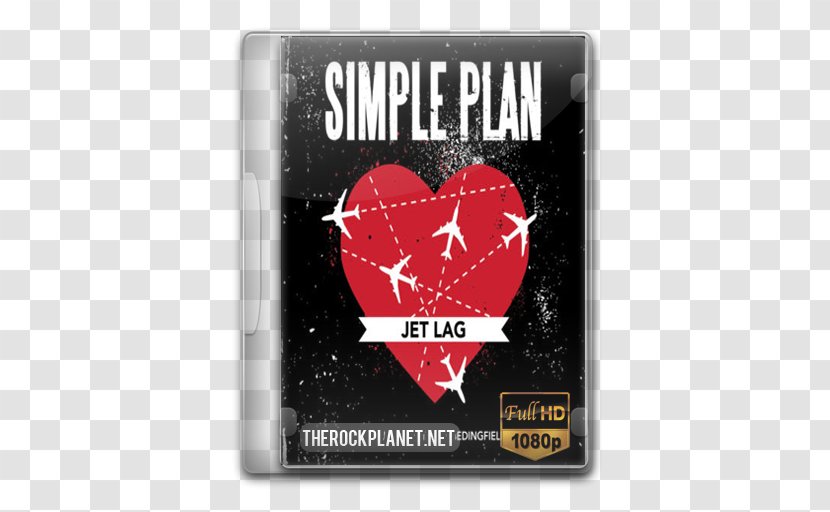 Jet Lag Simple Plan Maxi Single Heart - Eddie Vedder Transparent PNG