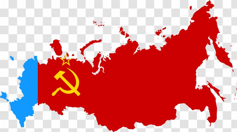 Russian Soviet Federative Socialist Republic Republics Of The Union Flag - Russia Transparent PNG