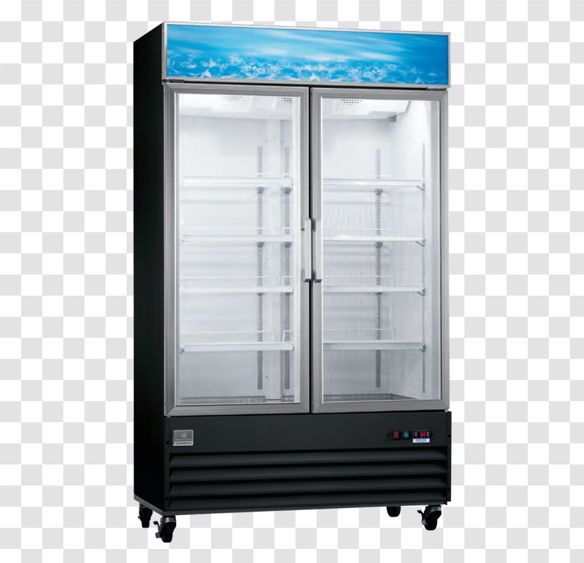 Refrigerator Kelvinator Freezers Sliding Glass Door Auto-defrost - Refrigeration - Freezer Transparent PNG