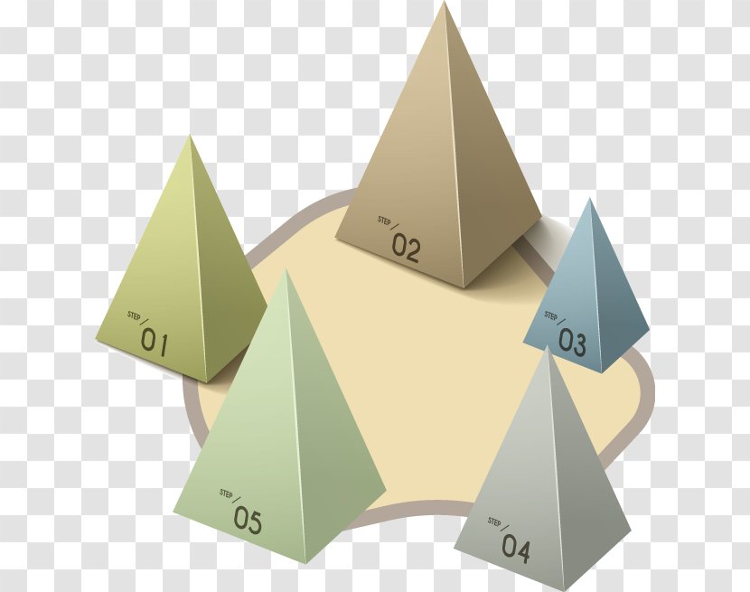 Triangle Solid Geometry Trigonometry - Geometric Shape - Business Pyramid Transparent PNG