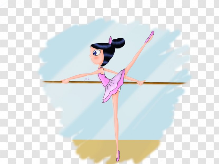 Isabella Garcia-Shapiro Ferb Fletcher Phineas Flynn Ballet Dancer Drawing - Silhouette - Hand-painted Ink And White Ballerina Transparent PNG
