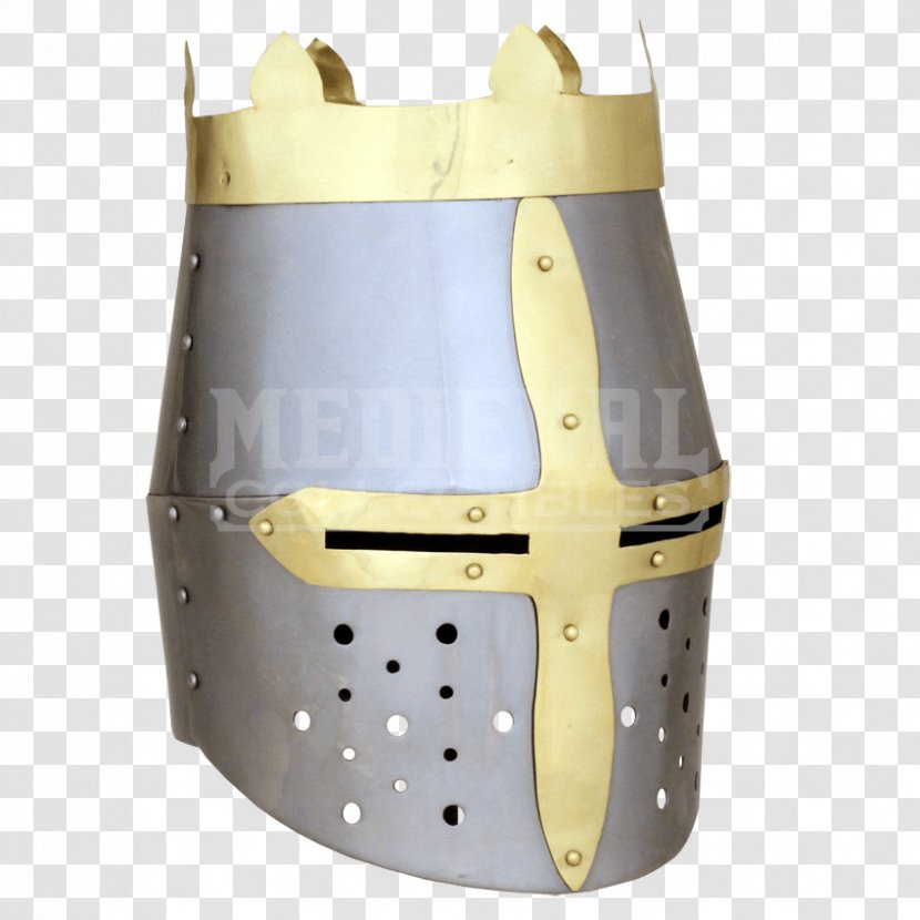 Middle Ages Great Helm Crusades Motorcycle Helmets - Components Of Medieval Armour Transparent PNG