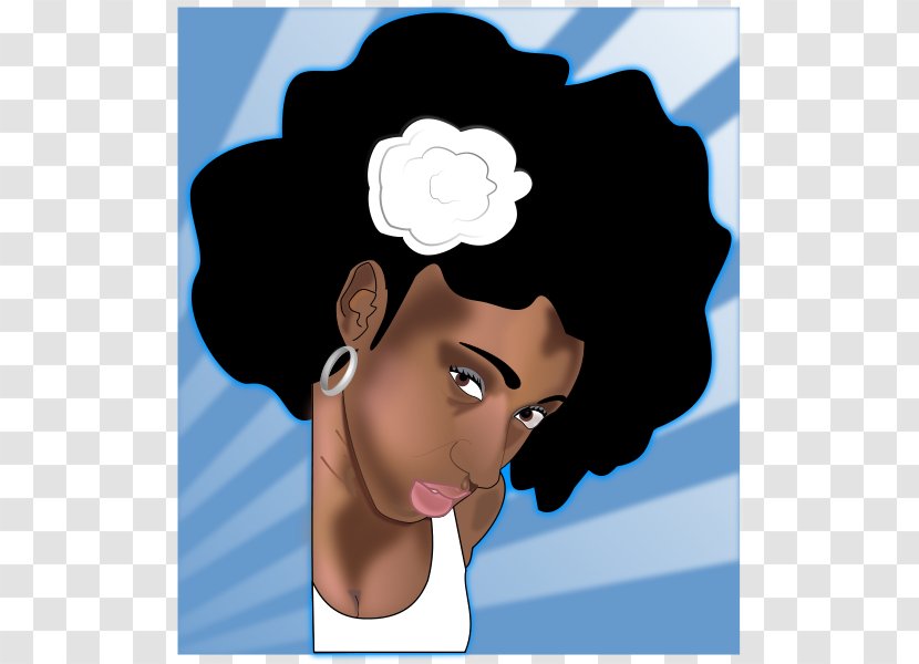 Black Woman Clip Art - Heart - Women Cliparts Transparent PNG