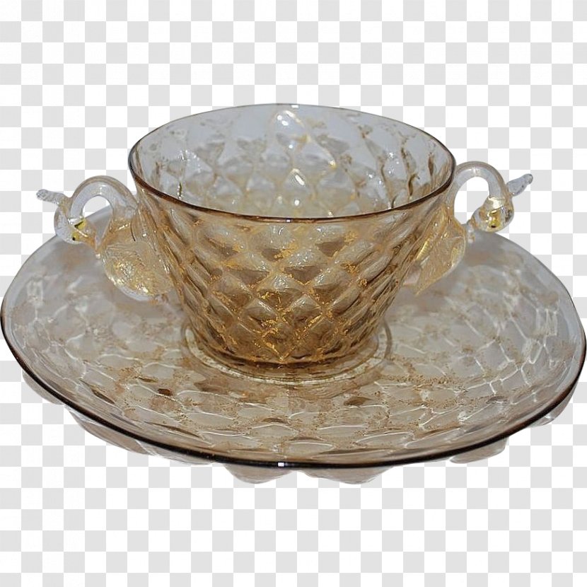 Murano Glass Coffee Cup Venetian - Porcelain Transparent PNG