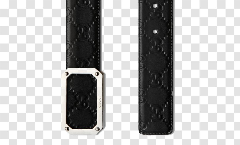 Belt Chanel Gucci Fashion Leather - Watch Strap - GUCCI Men Embossed Transparent PNG