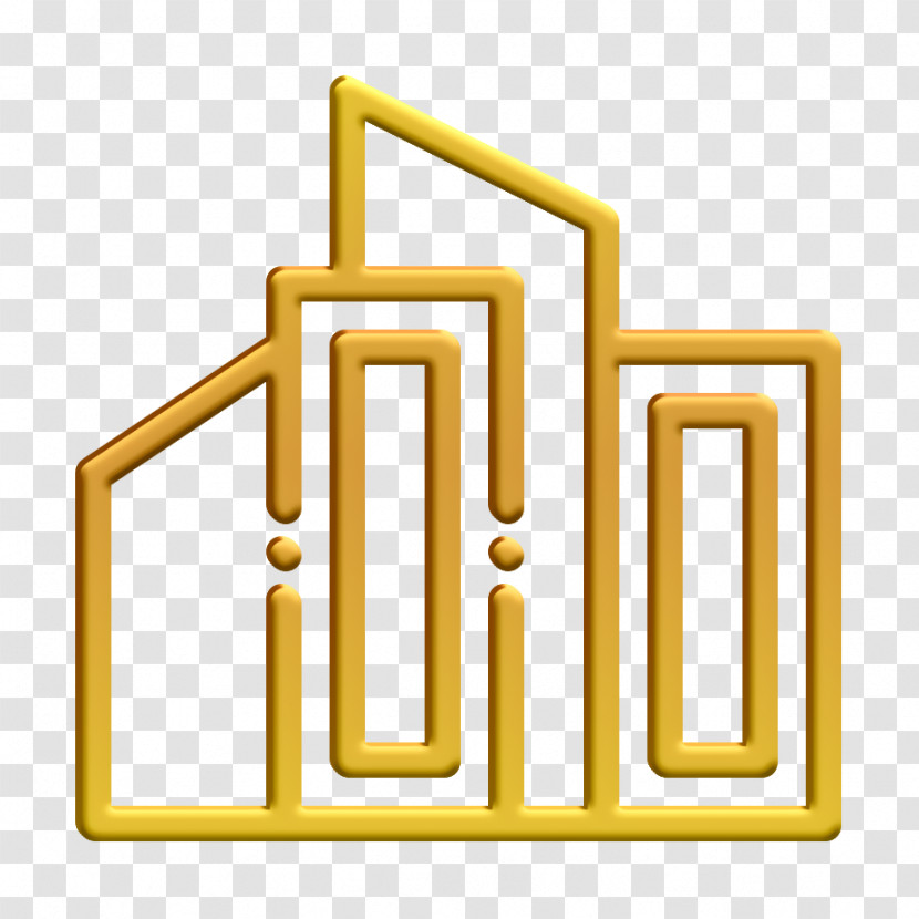 Cityscape Icon Buildings Icon Architecture And City Icon Transparent PNG