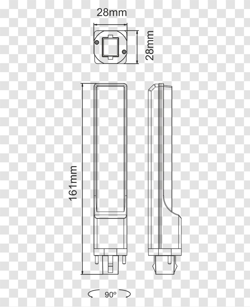 Lumen Candela Light-emitting Diode Lapel Pin Uniform - Cylinder - Cala Transparent PNG