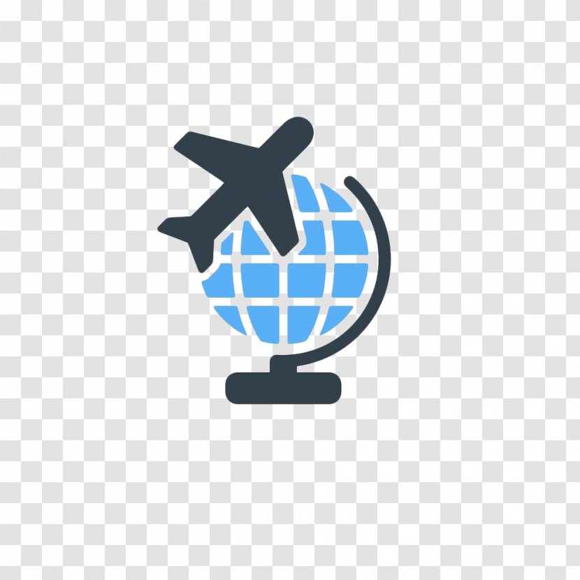 Airplane Aircraft Icon - Vecteur - Globe Transparent PNG