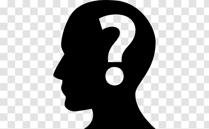 Human Head Question Body Clip Art - Silhouette Transparent PNG