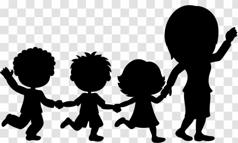 Public Relations Human Behavior Clip Art Silhouette - Holding Hands - Youth Transparent PNG