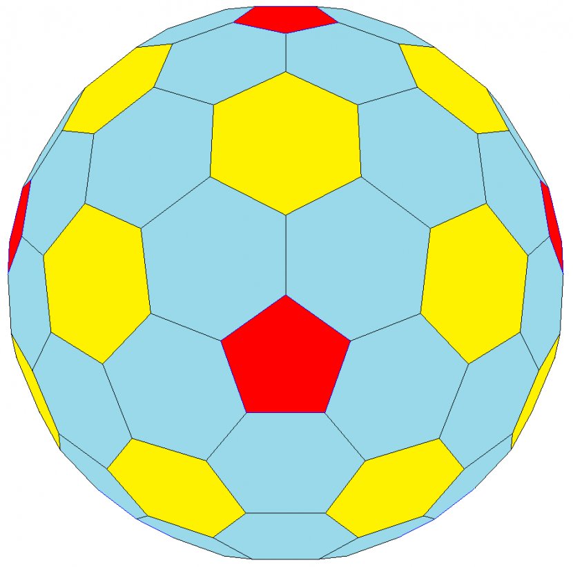 Truncation Symmetry Truncated Icosahedron Geometry Tetrahedron - Area - Cube Transparent PNG