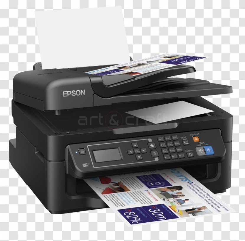 Multi-function Printer Epson WorkForce WF-2630 Inkjet Printing - Postal Scale Transparent PNG