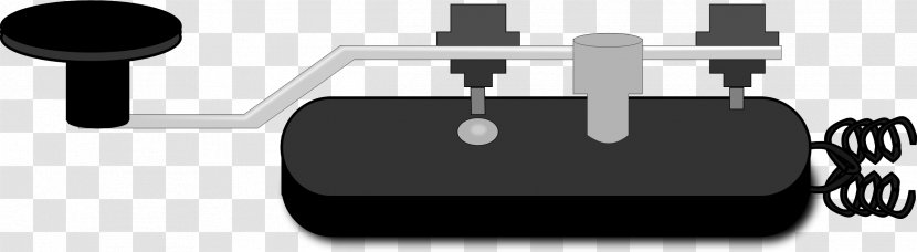 Morse Code Telegraph Key Telegraphy Electrical Clip Art - Semaphore Line Transparent PNG