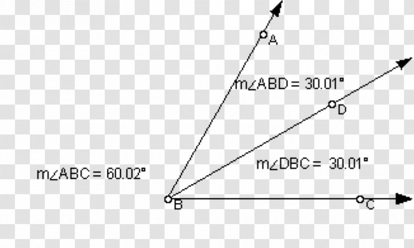 Triangle Angle Bisector Theorem Point Bisection Transparent PNG