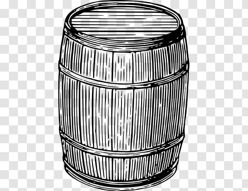 Beer Barrel Drawing Oak - Bung Transparent PNG