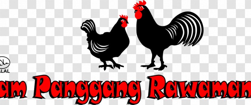 Rooster Logo Chicken As Food Beak Font - Fowl - Ayam Bakar Transparent PNG