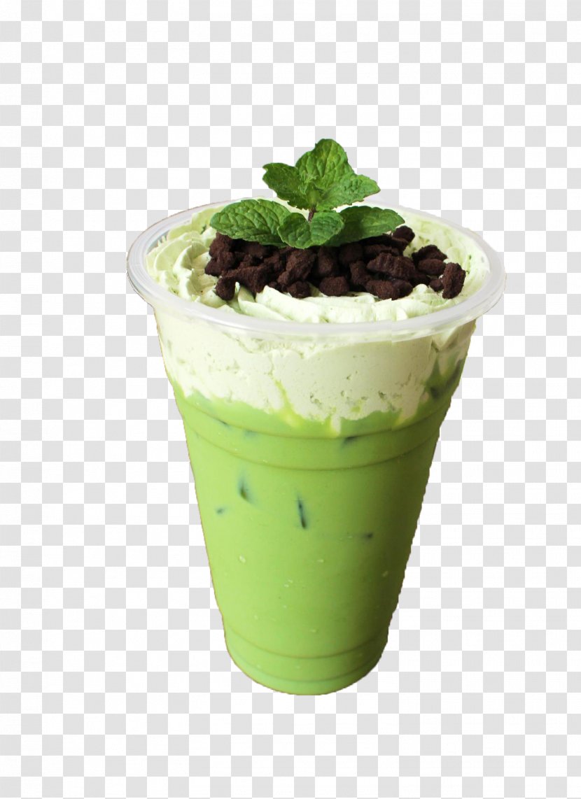 Green Tea Milk Matcha Bubble - Frozen Dessert - A Pot Of Flavor Transparent PNG