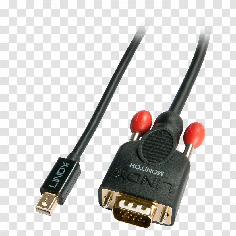 Laptop Mini DisplayPort VGA Connector Electrical Cable - Displayport Transparent PNG