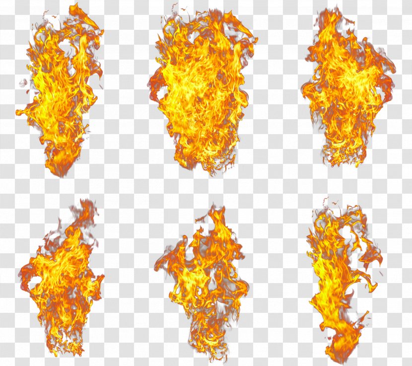 Flame Fire Clipping Path - Orange Transparent PNG