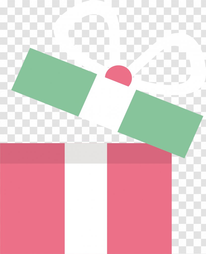 Gift Euclidean Vector Computer File - Magenta - Open Box Transparent PNG