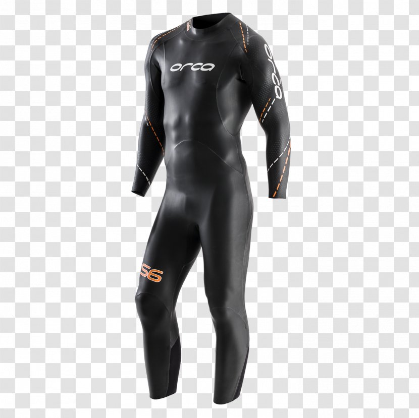 Orca Wetsuits And Sports Apparel Triathlon Open Water Swimming - Sleeve - Suit Transparent PNG