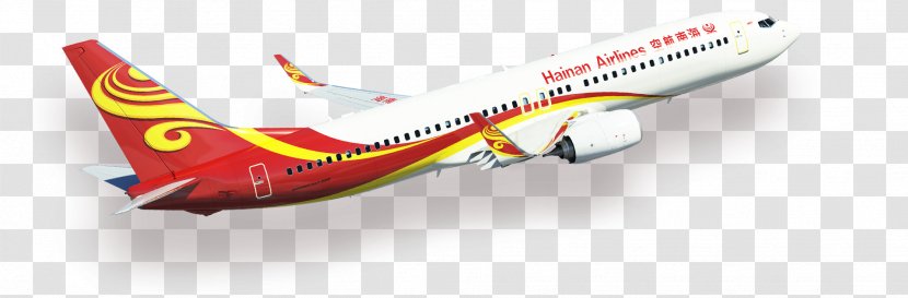 Boeing 737 Next Generation Hainan Airlines Air Travel Transparent PNG