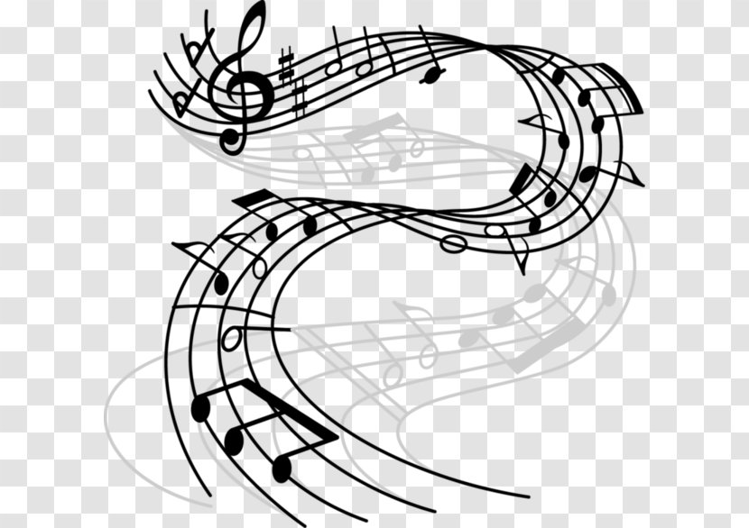 Musical Note Staff Clef - Watercolor Transparent PNG
